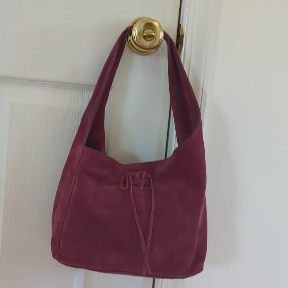 Lucky Brand Clem Suede Hobo Bag In Grapevine